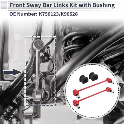 2 x Front Stabilizer Bar Links for Toyota Camry (2007–2015)