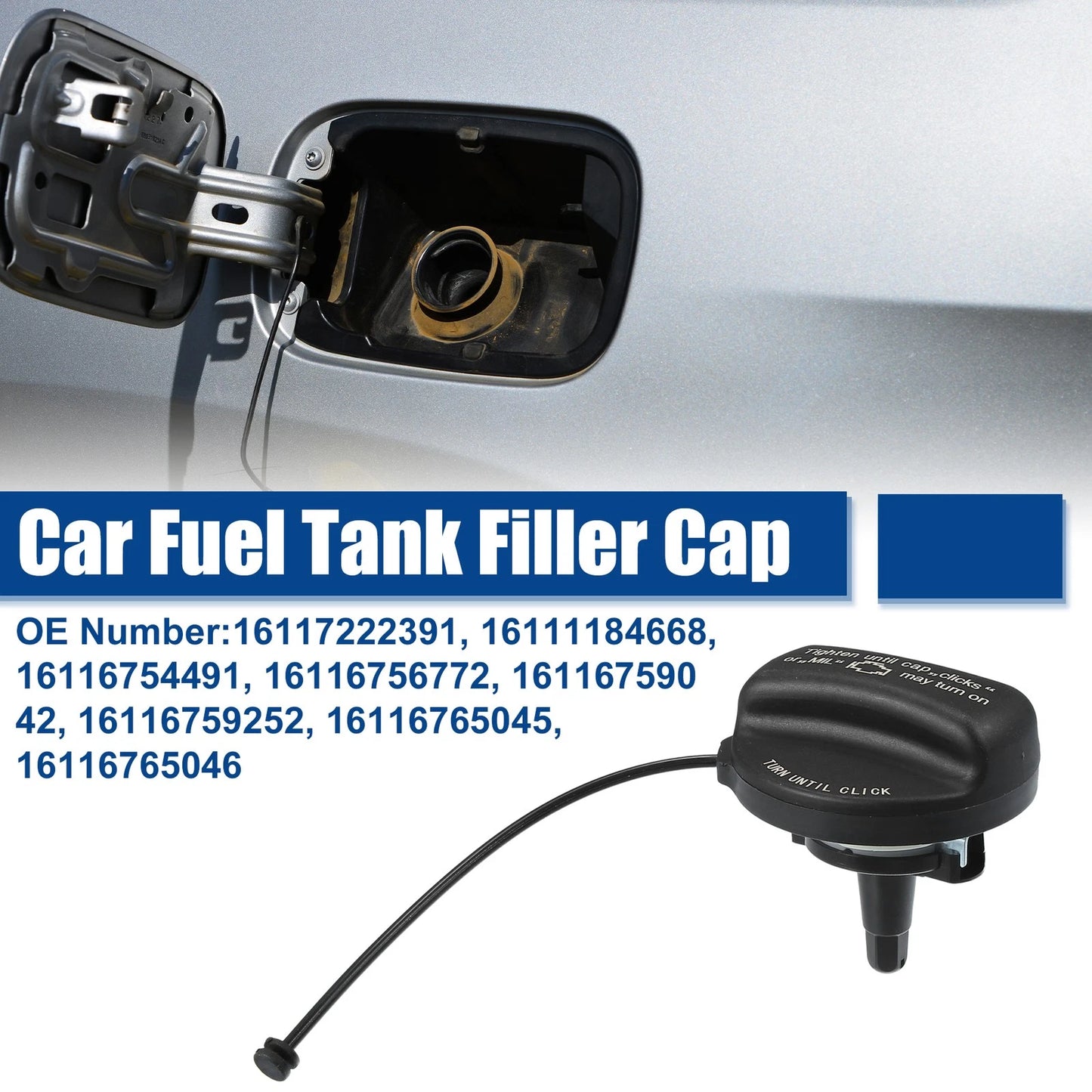 Fuel Tank Filler Cap for BMW 320i 325i 328i 330i E46 E90 F30 F10