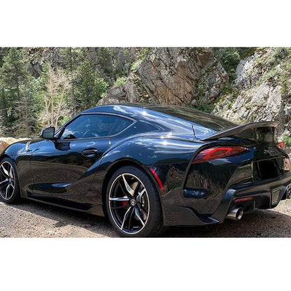 Carbon Fiber Rear Trunk Spoiler Wing V Style For Toyota Supra A90 A91 2019-2023