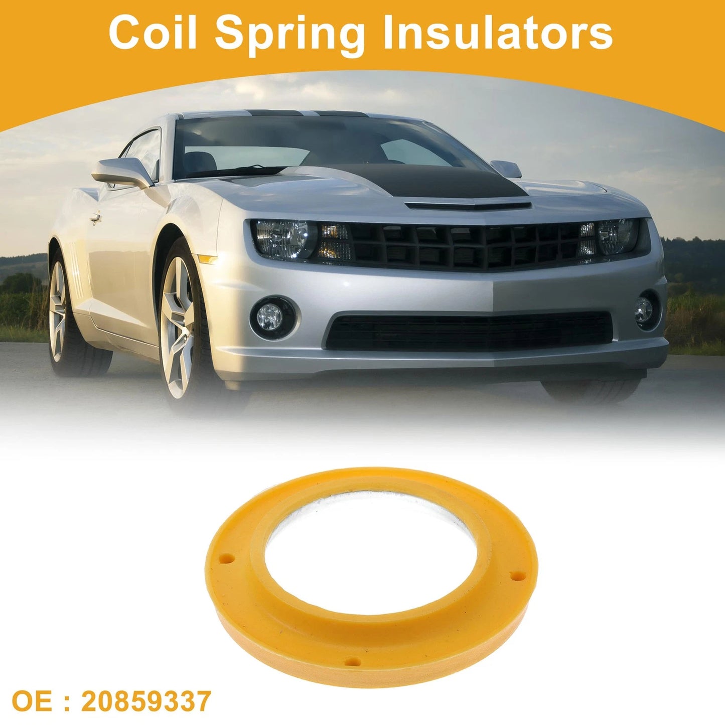 Front Upper Coil Spring Insulators for Chevrolet Camaro (2010–2015)