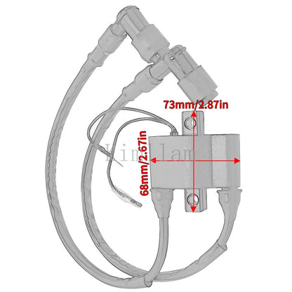 Ignition Coil for Mercury 15HP 18HP (0N001590-0N055284)
