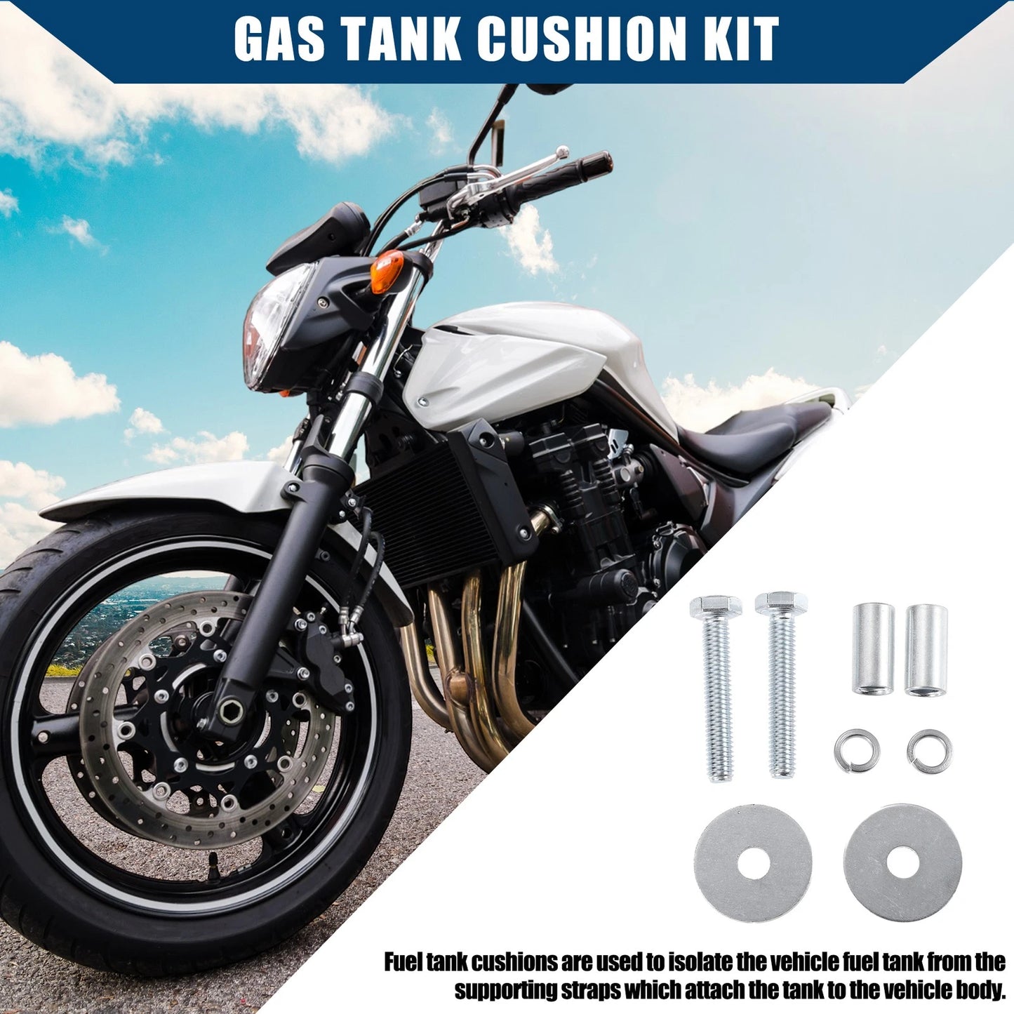 Gas Fuel Tank Mounting Rubber Cushion for Suzuki GS1150 (1981-2009)