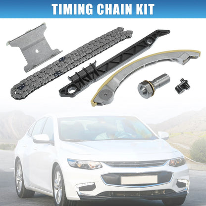 1x Timing Chain Kit for Chevy Metal Plastic Silver Tone Black