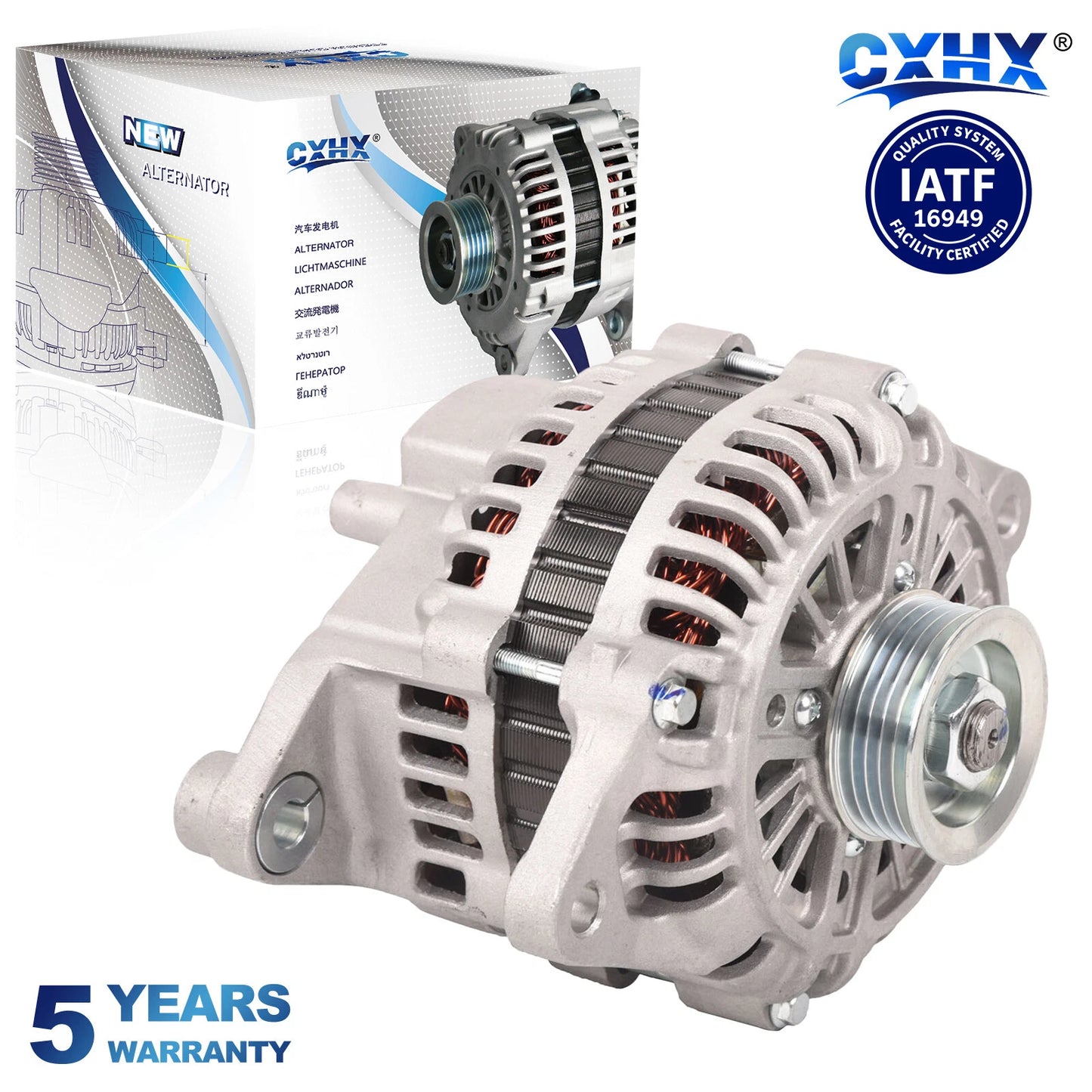Alternator for Mazda RX-8 SE17 Coupe 1.3L 13B Petrol (2003-2012)