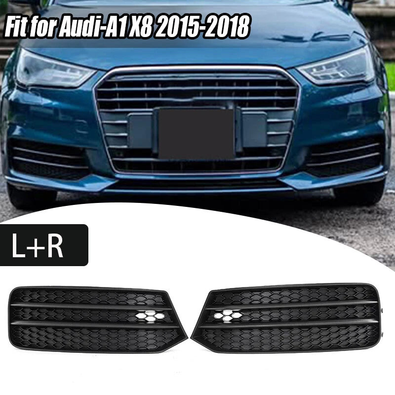 Front Bumper Fog Light Covers for Audi A1 8X (2015-2018)