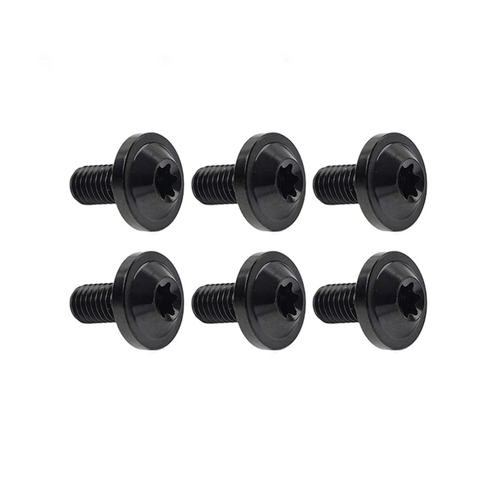 6 x M6x25mm Titanium Alloy Torx Head Bolts for Bike Motor