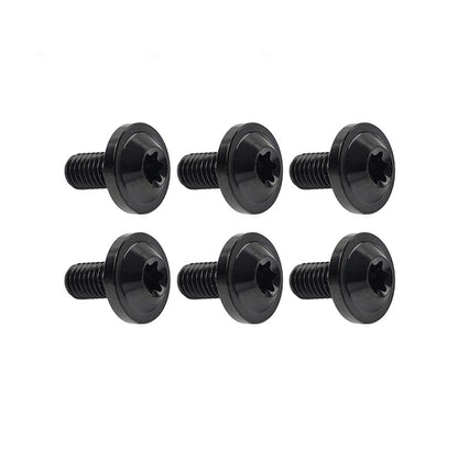 6 x M6x25mm Titanium Alloy Torx Head Bolts for Bike Motor