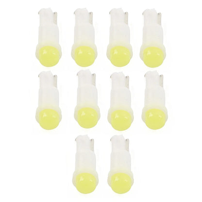 T5 1 SMD White Dashboard Indicator Light Bulbs for Car Instrument