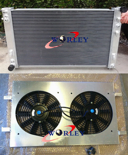 Aluminum Radiator, Fans, Hoses for Holden Commodore VT VX VU HSV V8 (1997-2007)