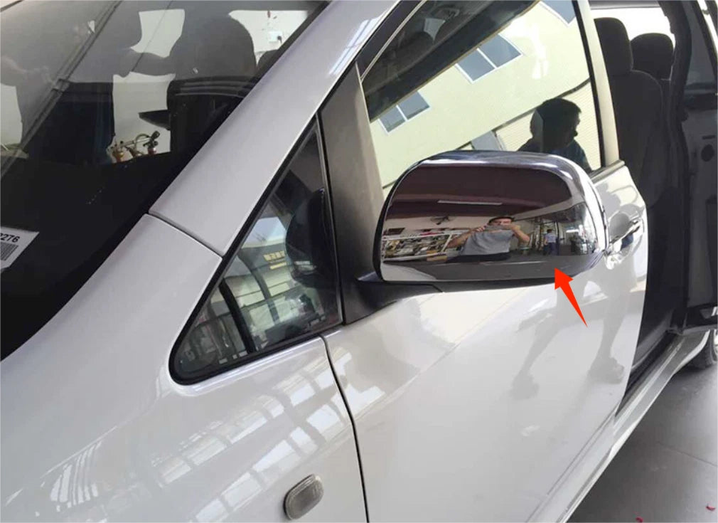 Chrome Rearview Mirror Lid Side Cover Trim for Toyota Sienna (2011-2020) 2 x pcs