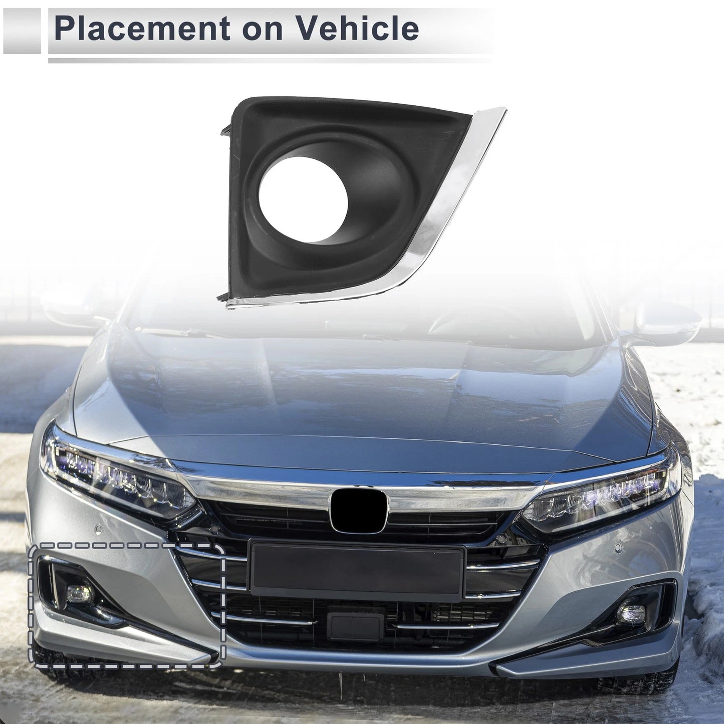 1 x Fog Light Grill for Toyota Corolla (2014–2017)