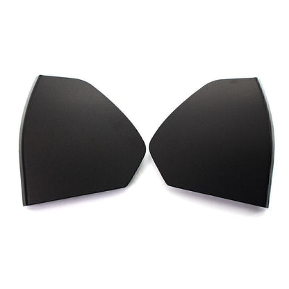 Black Front Door Upper Cover Trim Pair for Mercedes Benz E-Class (2003-2009)