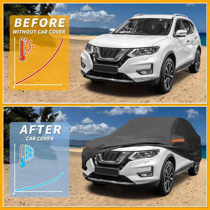 Waterproof All Weather Car Cover for Nissan X-TRAIL (190T-PU) (2014-2023)