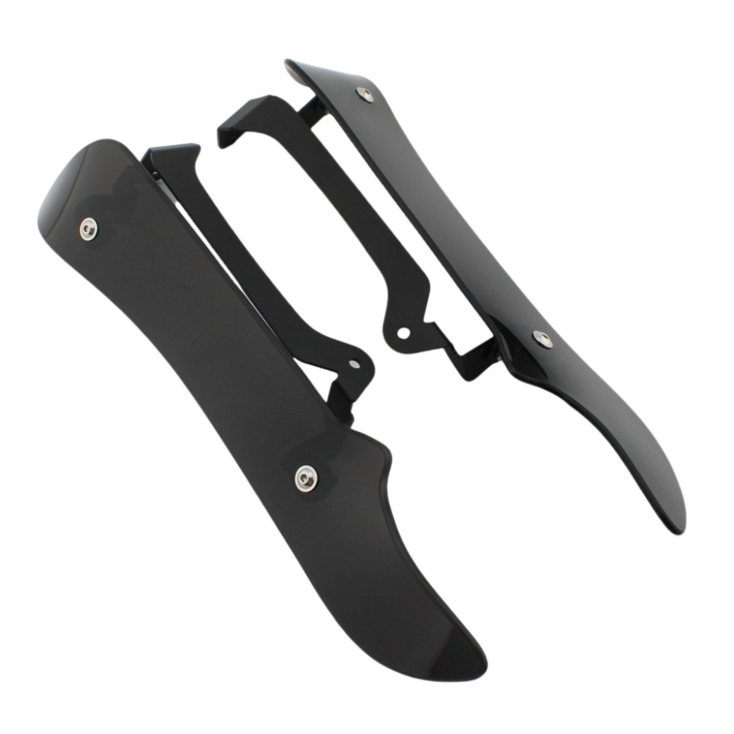 Windshield Side Wind Deflectors for BMW K1600GT (2017-2023) Black