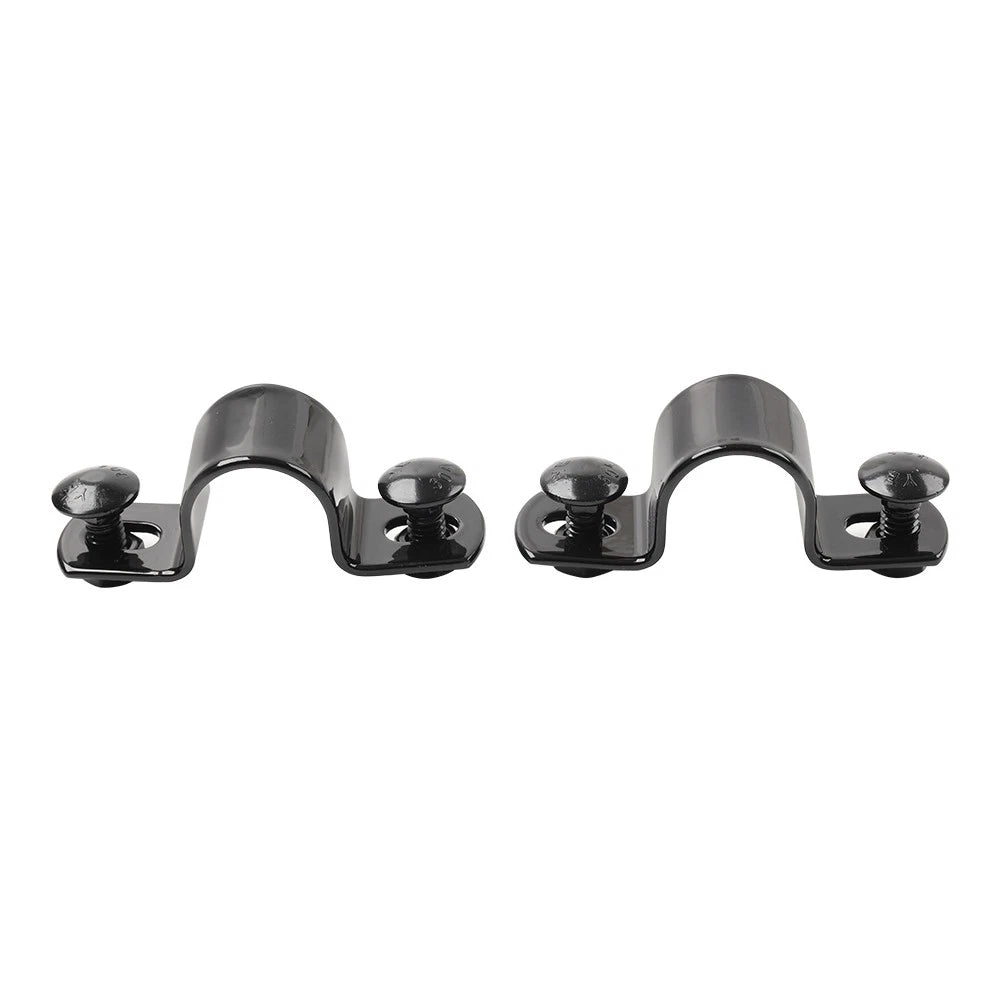 Black Rear Mudguard Mount U-Clamp for Harley Hydra Glide FL (1941-1957)