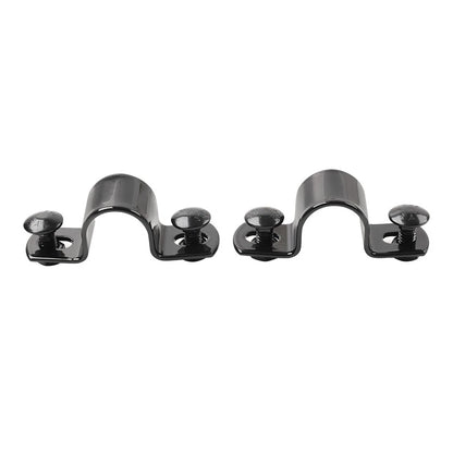 Black Rear Mudguard Mount U-Clamp for Harley Hydra Glide FL (1941-1957)