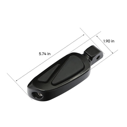 Rear Passenger Pegs Footrests for Harley Softail FLFBS Fat Boy (2018-2025)