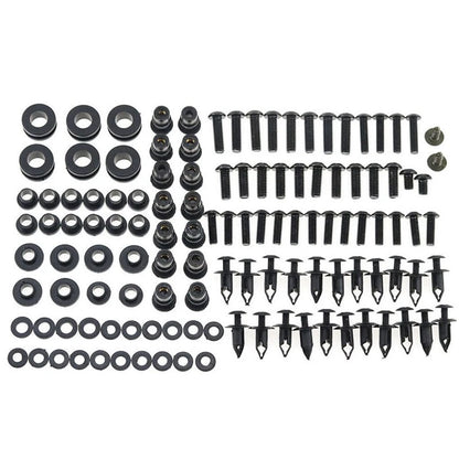 Black Fairing Bolt Kit for Honda CBR 1000RR (2006-2007) - Body Screw Set