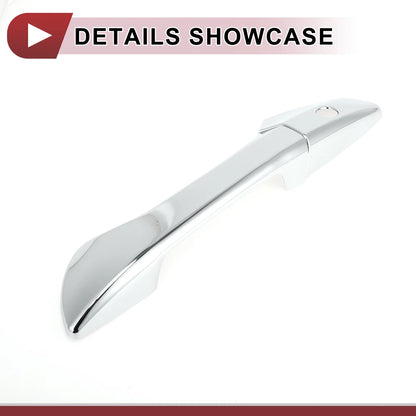 Car Door Handle Covers  for Honda Accord (2008-2012) Silver Tone ABS