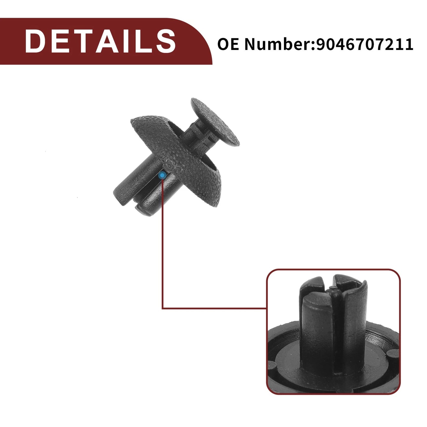Fender Skirt Clips 10 x for Toyota 4Runner, Avalon (2010-2020)