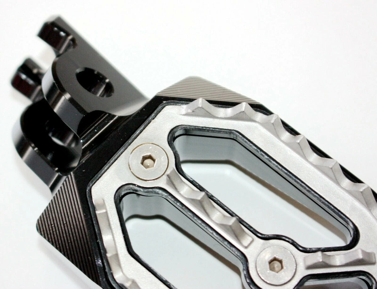 CNC Black Stainless Foot Pegs for Honda CRF250 Motorcycle (2004-2023)