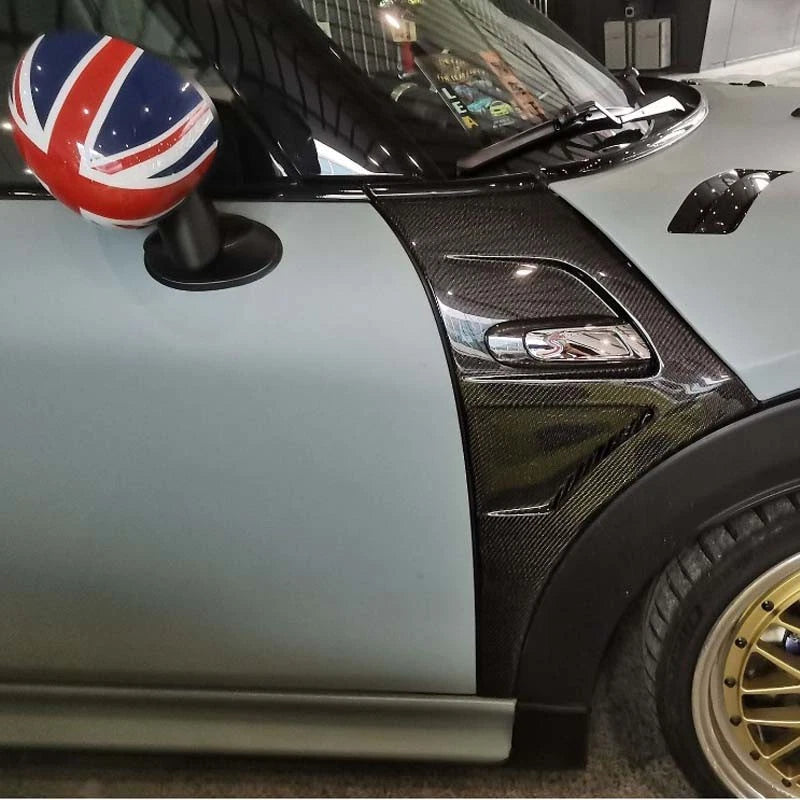 Real Carbon Fiber Front Side Fenders for MINI Cooper F55 F56 F57 2014-2021