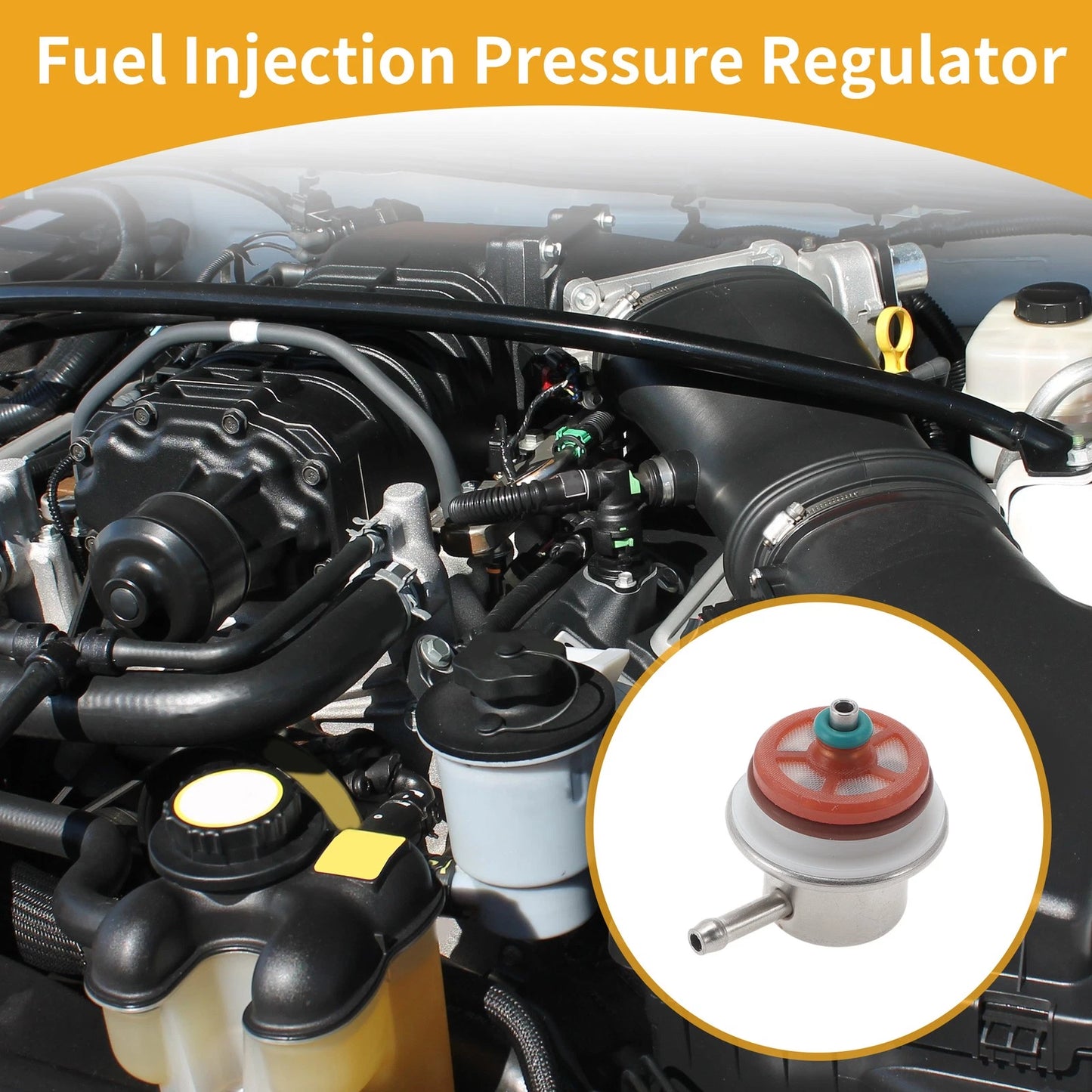 20-70 Psi Fuel Pressure Regulator for Chevrolet Silverado (1996 - 2001)