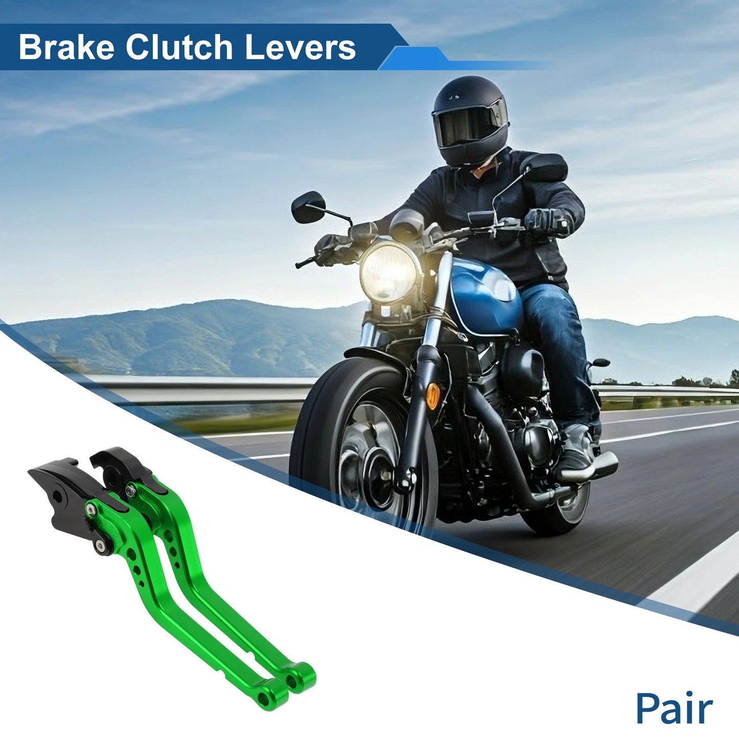 6 Position Adjustable Long Brake Clutch Levers for Honda RC51 (2000–2006)