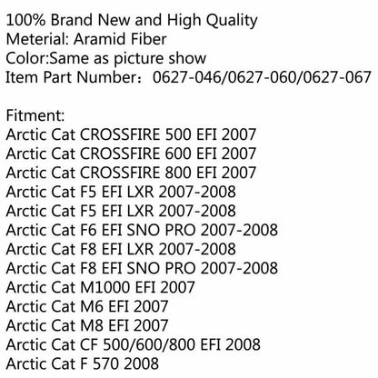 Drive Belt for Arctic Cat F1000, M1000 153/162 (2007)