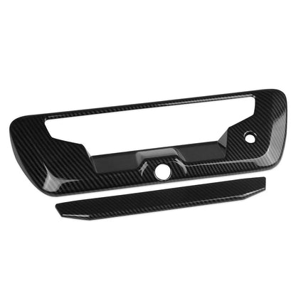 Carbon Fiber Style Tailgate Handle Cover for Nissan Frontier (2022-2023)