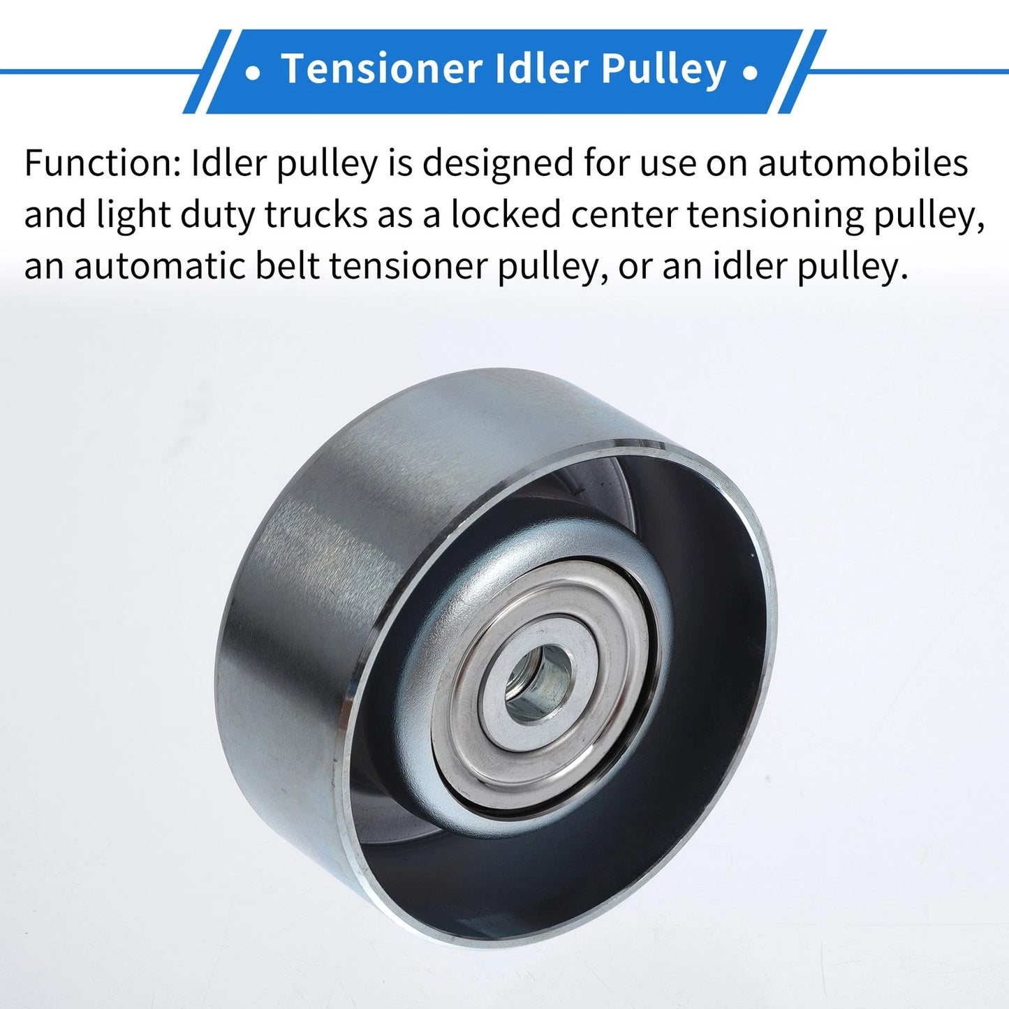 Drive Belt Idler Pulley for Mitsubishi Lancer (2013-2017) 1 Pc
