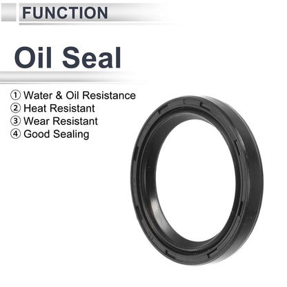 Oil Seal / 28x35x5mm / Nitrile Rubber Rotary Shaft Seal, 5 Pcs