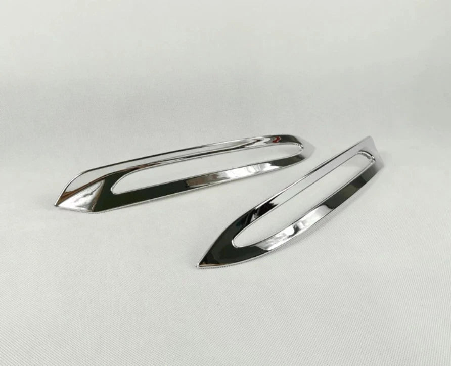 ABS Chrome Rear Fog Light Lamp Cover Trim for Mercedes-Benz GLC300 (2016-2019)