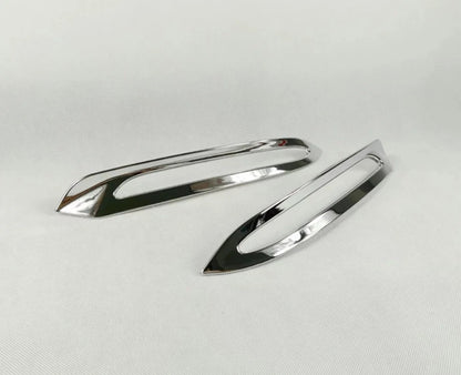 ABS Chrome Rear Fog Light Lamp Cover Trim for Mercedes-Benz GLC300 (2016-2019)