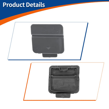 Rear Tow Hook Cover for BMW 525i 530i 545i (2001-2007) Unpainted