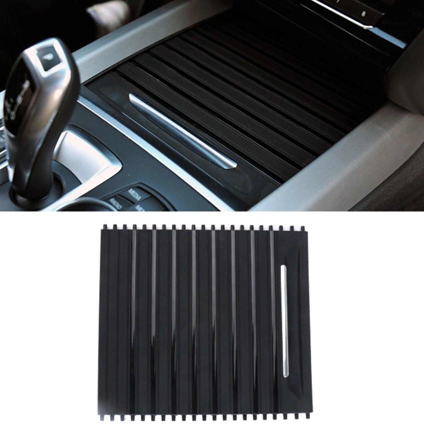 Cup Holder Roller Blind Cover for BMW F15 X5M, F16 X6M (2014-2019)