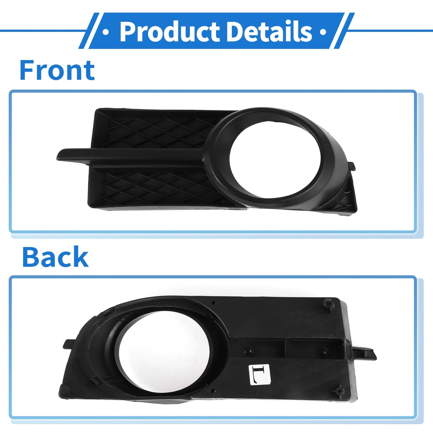 1 Pcs Front Left Fog Light Grill for Chevrolet Aveo (2007-2011)