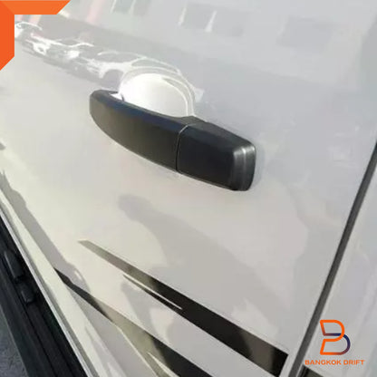 Matte Black Door Handle Covers for Holden Colorado 7, Trailblazer RG (12-23)