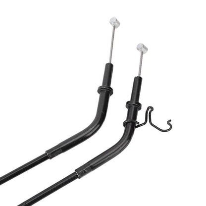2 x Black Throttle Cable Accelerator Wire for KAWASAKI Ninja ZX10R (2016-2017)