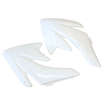 White Plastic Front Tank Guard Fender for CRF70 PIT PRO Dirt Bike (2005-2023)