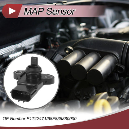 MAP Sensor 4x Manifold Absolute Pressure for YAMAHA LZ150TXRC (2004–2004)