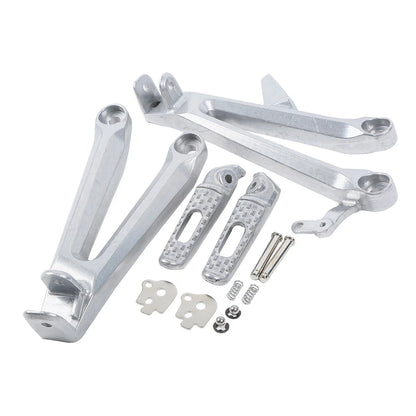 3 x Footrests Footpegs Bracket Set for Honda CBR1000RR (2004 - 2007)