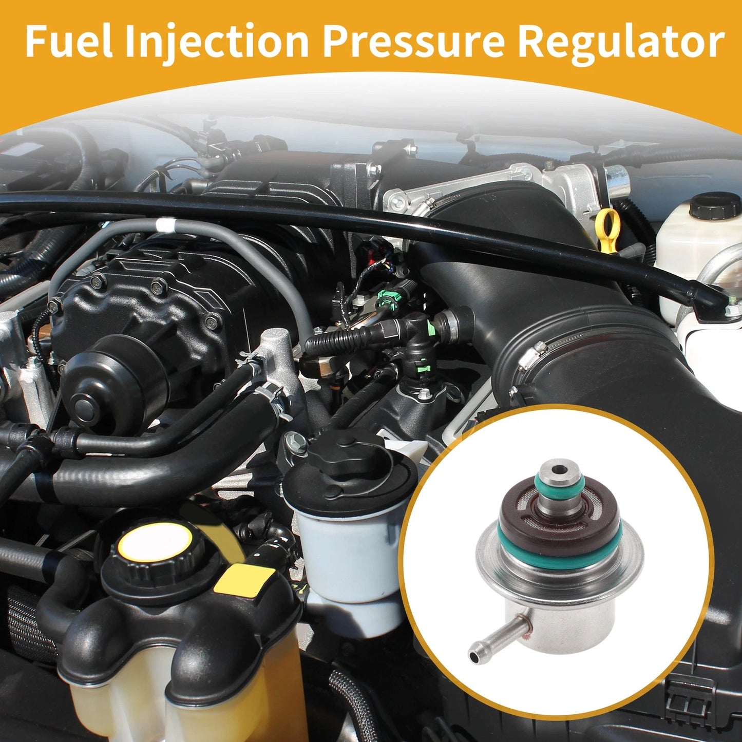 Fuel Pressure Regulator 20-70 Psi for BMW 323i (1997-2001)