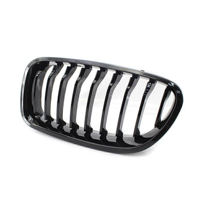 Gloss Black Front Kidney Grille Cover for BMW F10 F11 M5 Sedan (2010-2016)