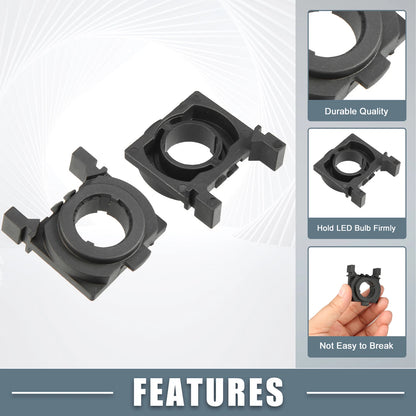 H7 LED Headlight Bulb Holder Socket Base for Ford Focus Fiesta MK4 (2 x)