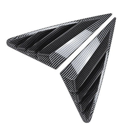 Carbon Fiber Rear Window Louvers Cover for Audi A3 Sedan (2021-2024)