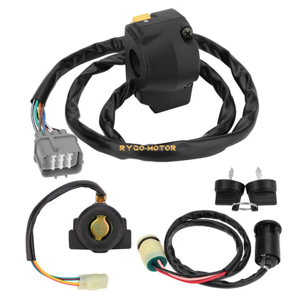 Handlebar Key Starter Relay Switch Kit for Honda Rancher 350 (2000–2005)