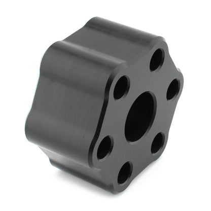 Black Solid Supercharger Coupler Isolator for Jaguar Land Rover 3.0L (2013-17)