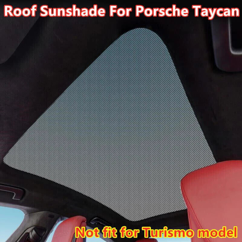 Glass Roof Sunshade Window Shade Sunroof Upgrade Mesh Net for Porsche Taycan