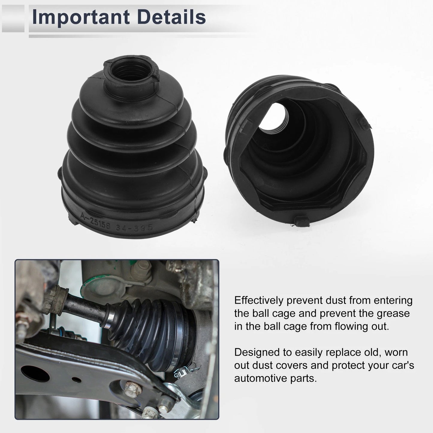 Inner CV Joint Boot Kit for Subaru Forester (2003-2008)